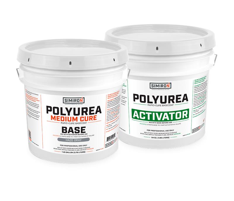 Polyurea Fast Basecoat Gray 1.5 GAL Kit