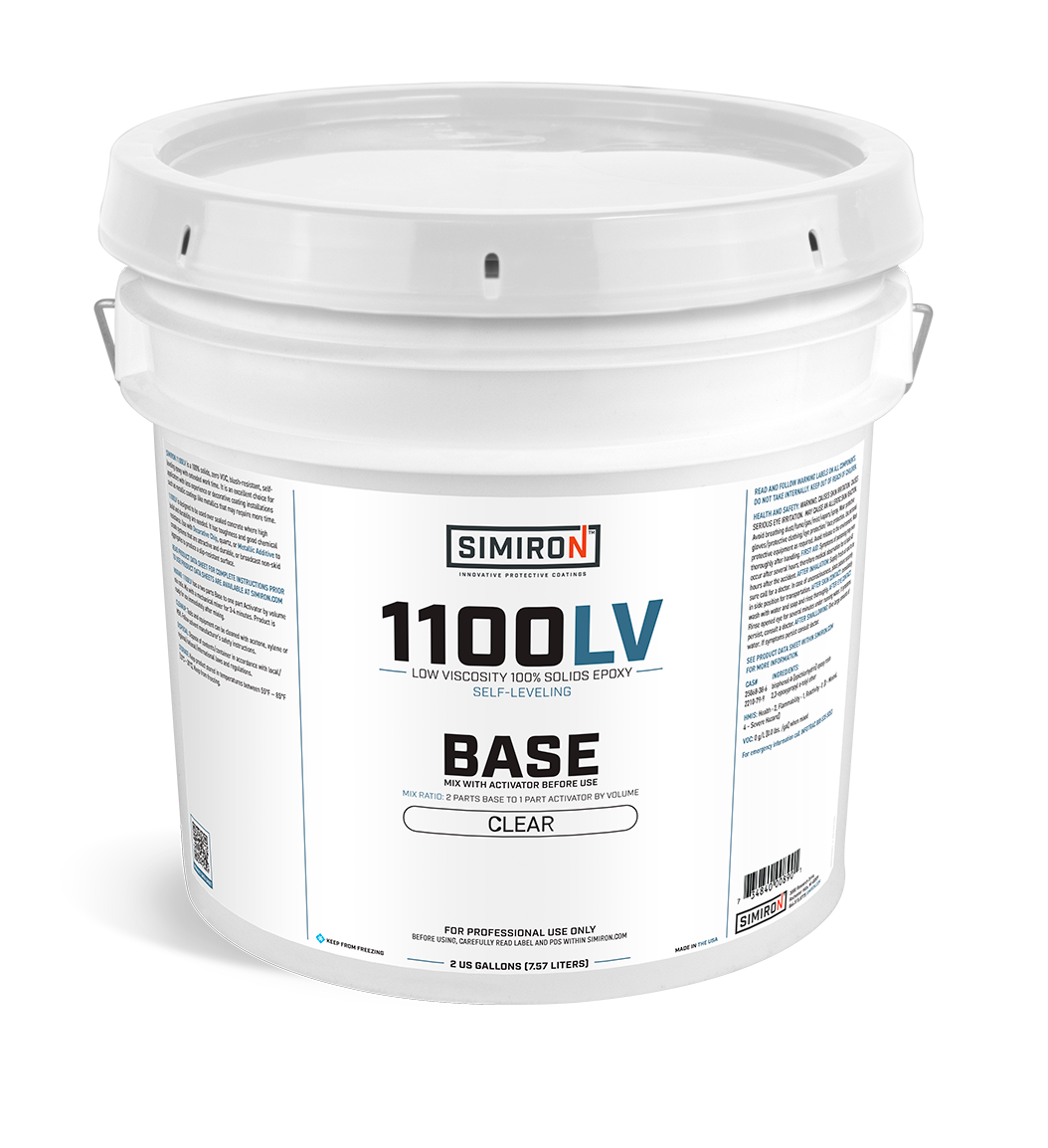 1100LV LOW VISCOSITY CLEAR BASE 2 GAL