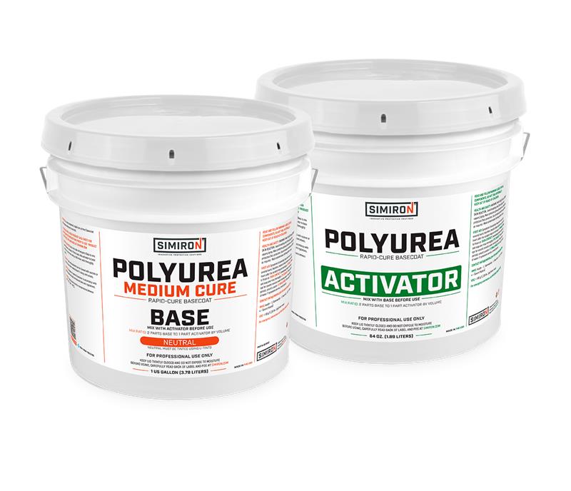 Polyurea Fast Basecoat Gray 1.5 GAL Kit