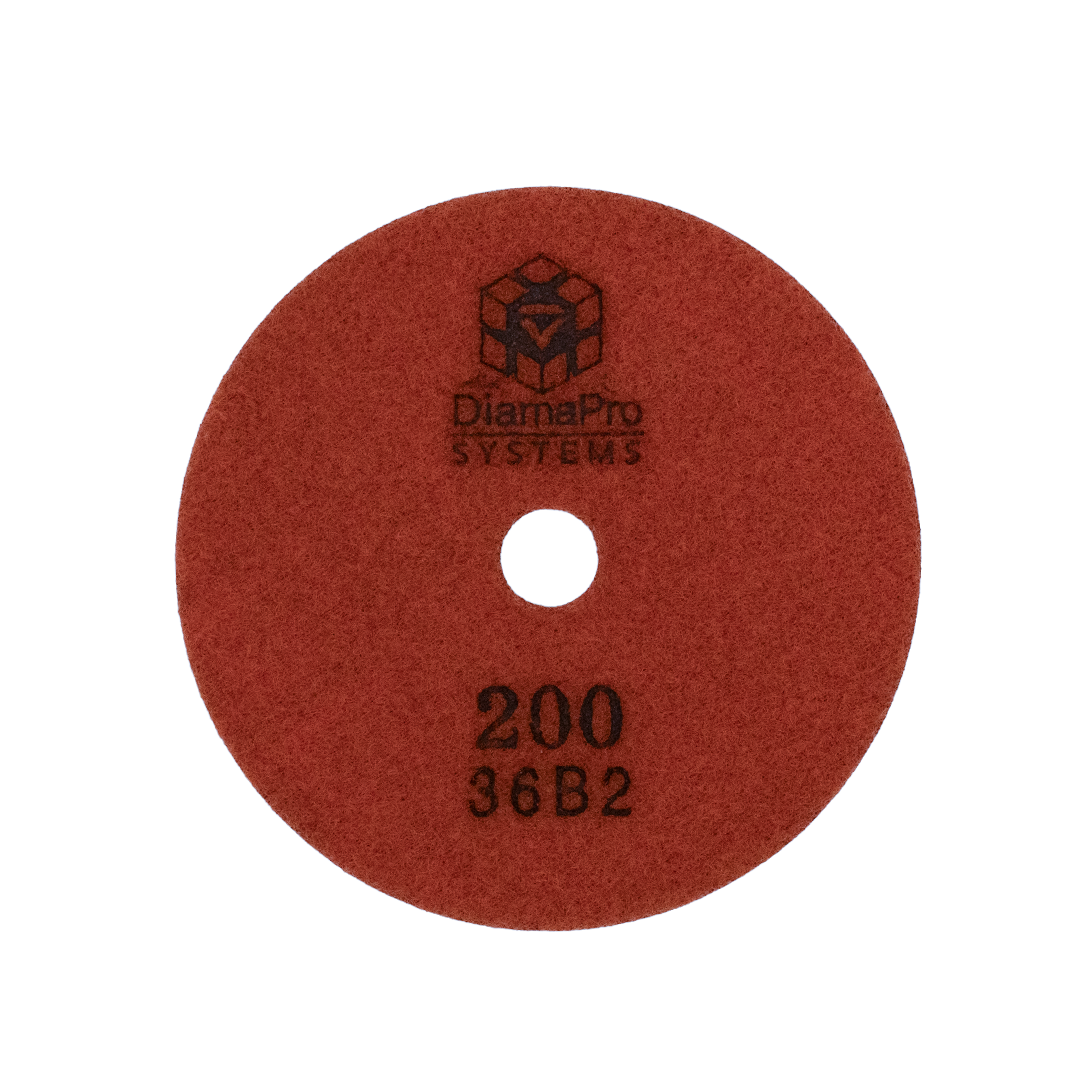 DiamaPro 7" Wet/Dry Honeycomb Pad, 200 grit