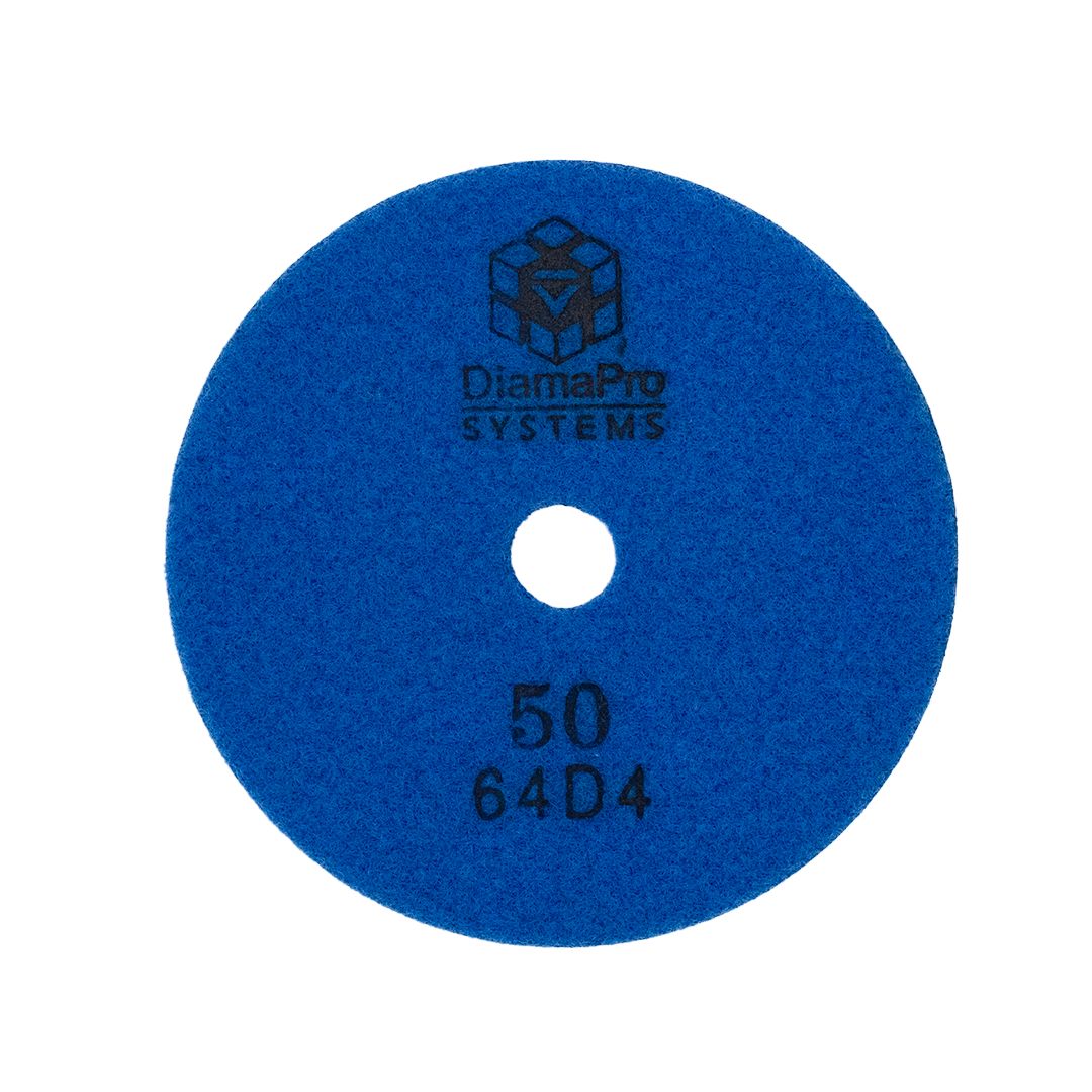 DiamaPro 7" Wet/Dry Honeycomb Pad, 50 grit