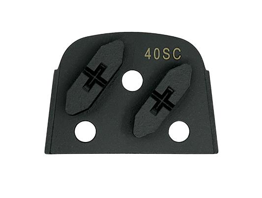Elite Series - 40 Grit Double Segment Black Soft Concrete