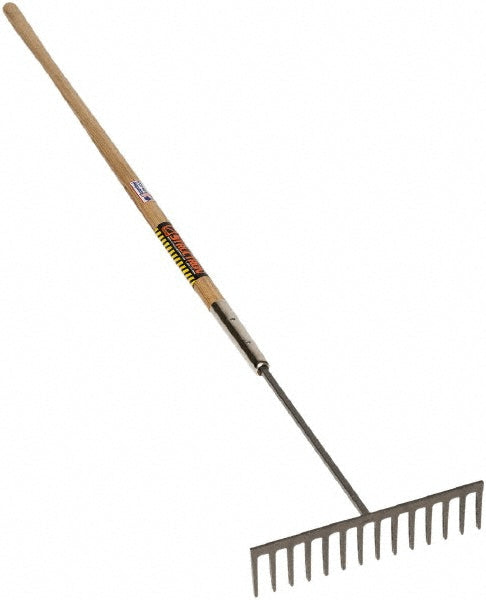 Mango de madera dura de 1-1/8" x 60" con punta cónica
