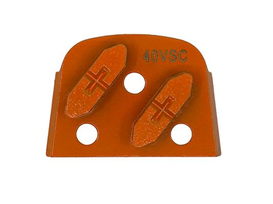 Elite Series - 40 Grit Double Segment Orange Very Soft Concrete