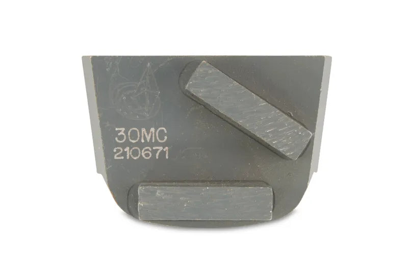 Lavina GRIT 70, QUICK CHANGE, GREY TRAPEZOID PAD WITH TWO BUTTON FOR MEDIUM CONCRETE