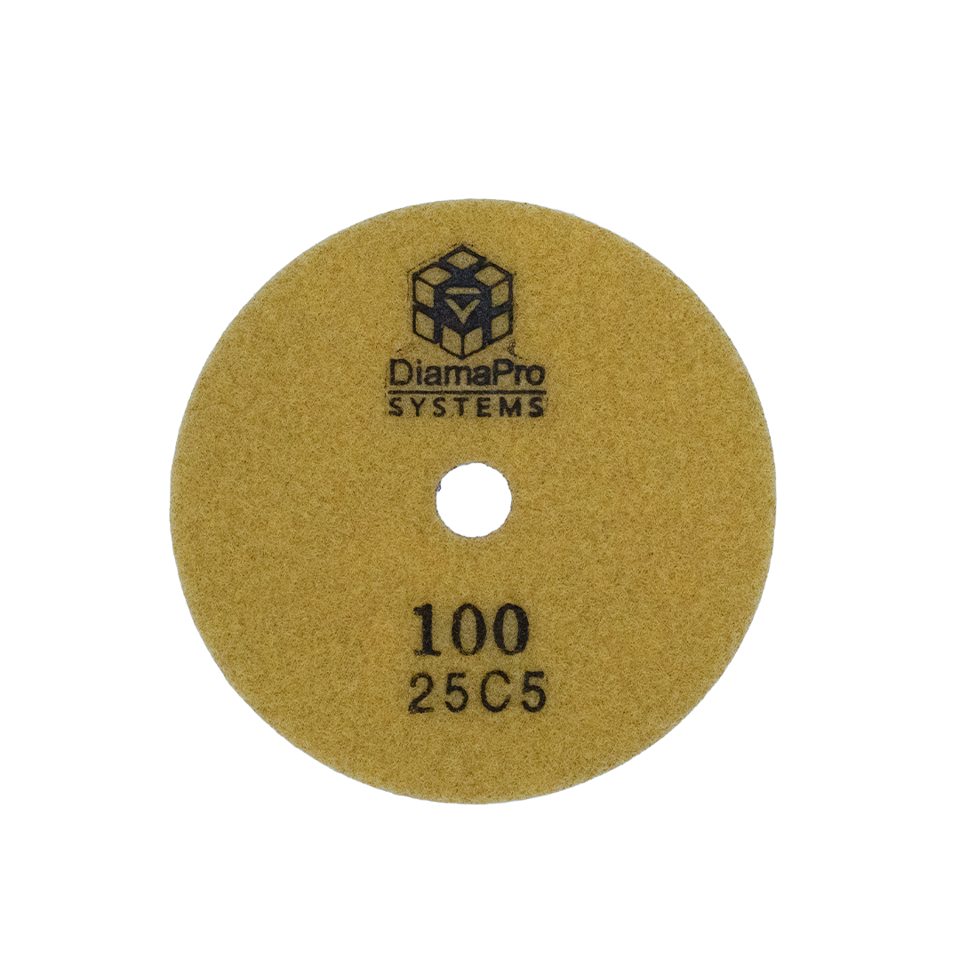 DiamaPro 5“ Wet/Dry Honeycomb Pad, 100 grit