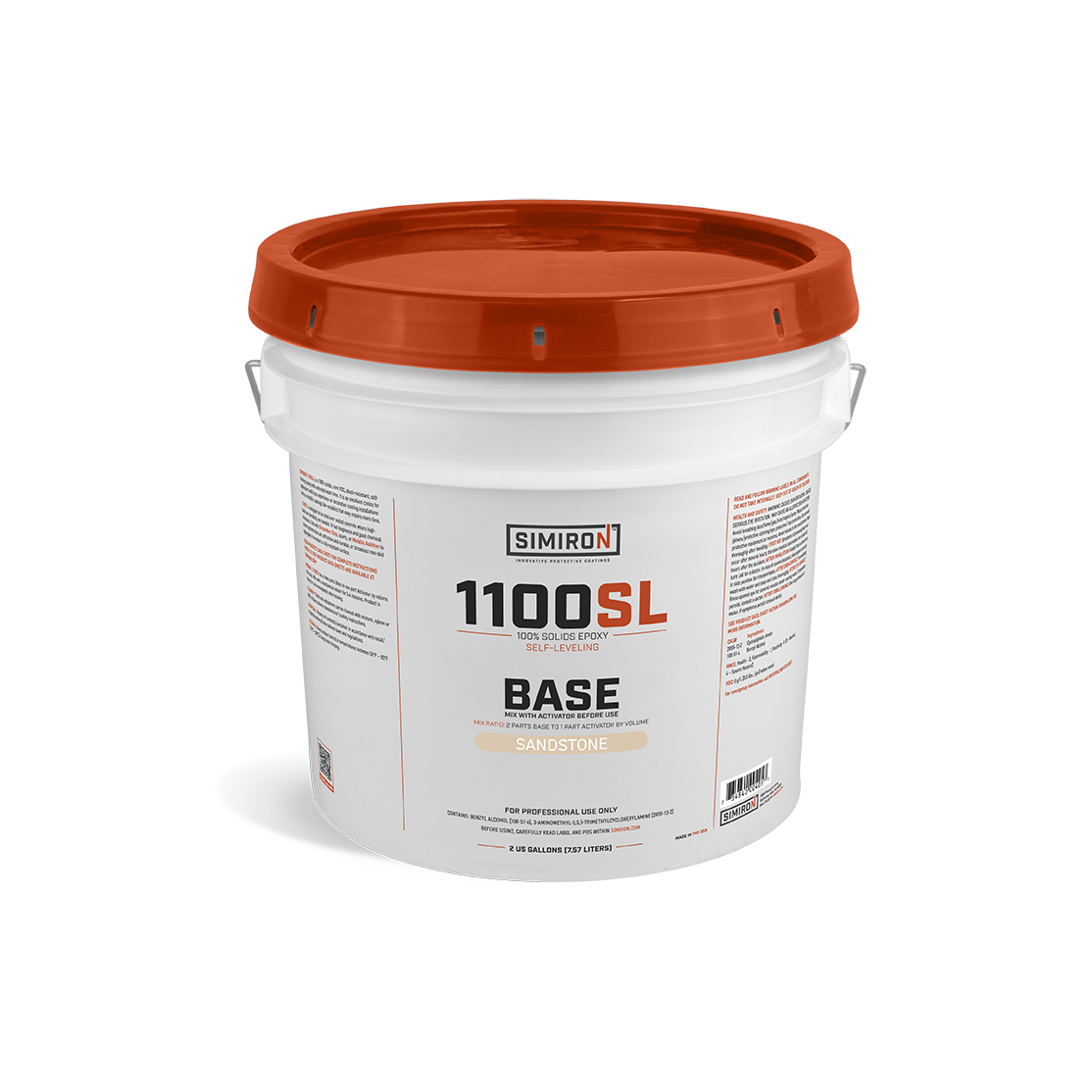 1100SL BASE TRANSPARENTE DE 2 GALONES SOLAMENTE