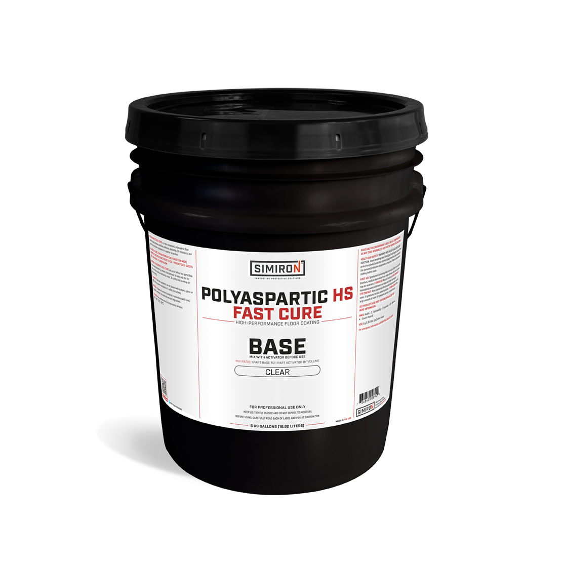 Base poliaspártica HS - 5 galones