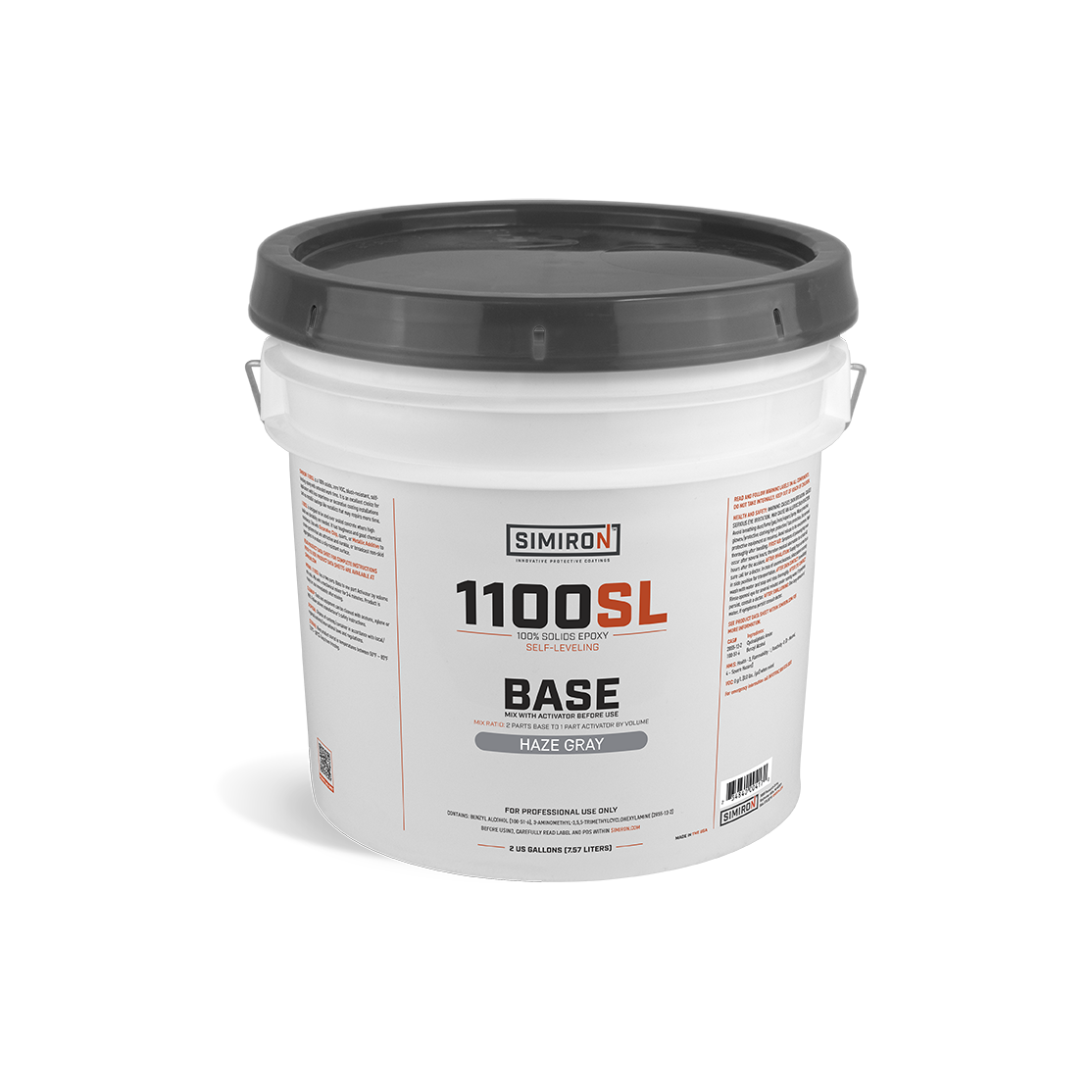 1100SL BASE TRANSPARENTE DE 2 GALONES SOLAMENTE