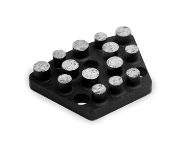 25H Grit DOT Segment Black for Soft Concrete