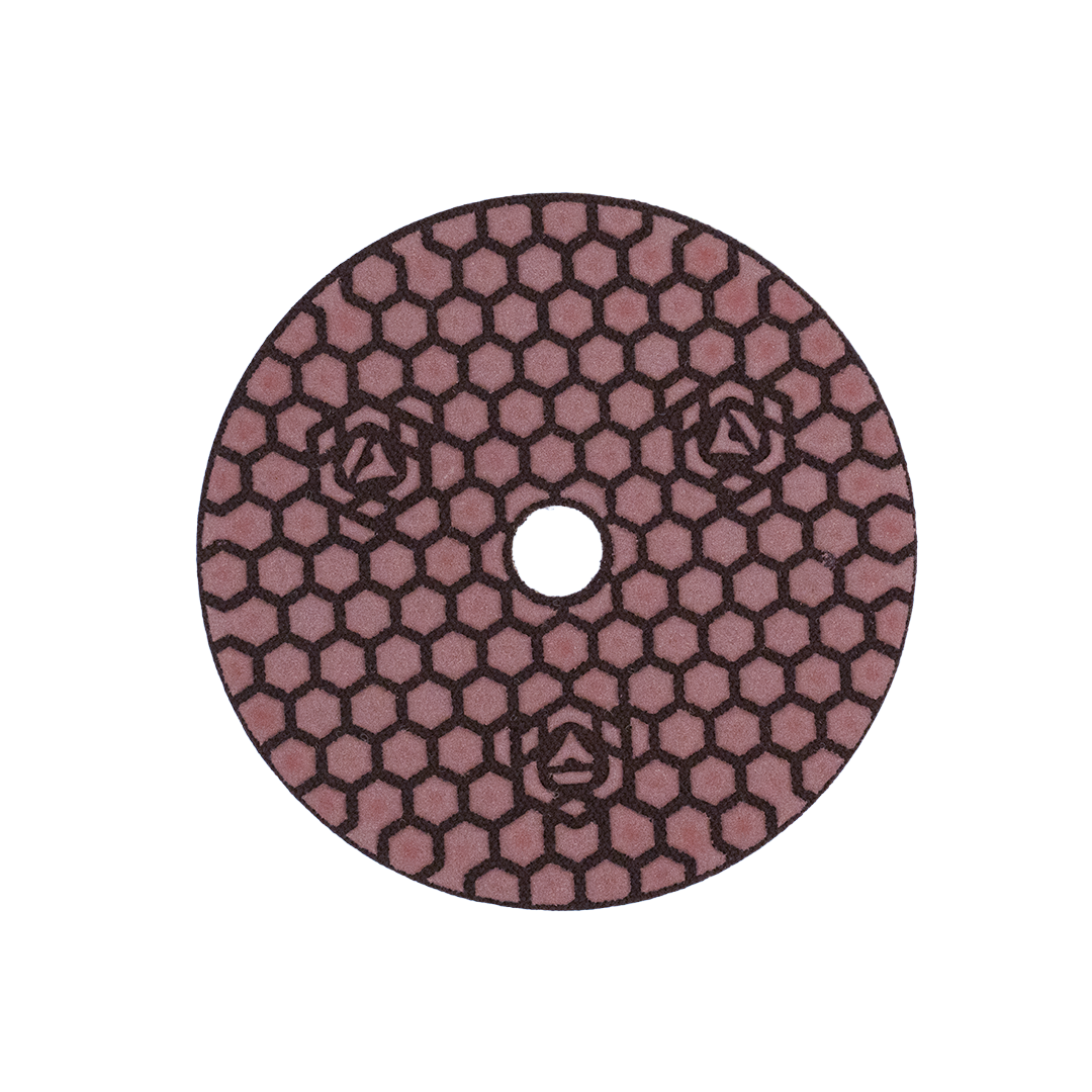 DiamaPro 7" Wet/Dry Honeycomb Pad, 100 grit