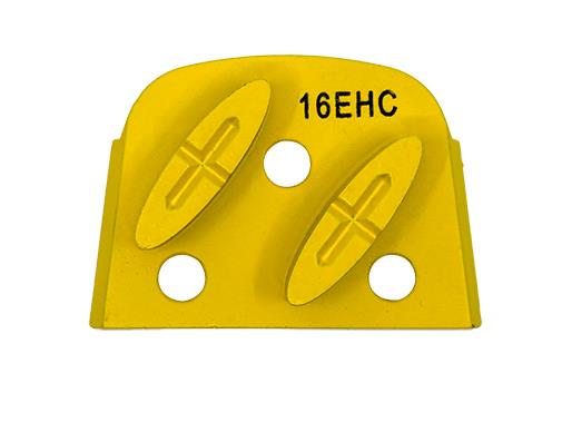 Elite Series - 16 Grit Double Segment Yellow Extremely Hard Concrete