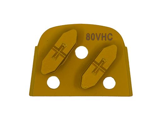 Elite Series - 80 Grit Double Segment Gold Hard Concrete