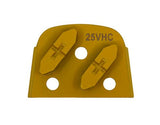 Elite Series - 25 Grit Double Segment Gold Hard Concrete