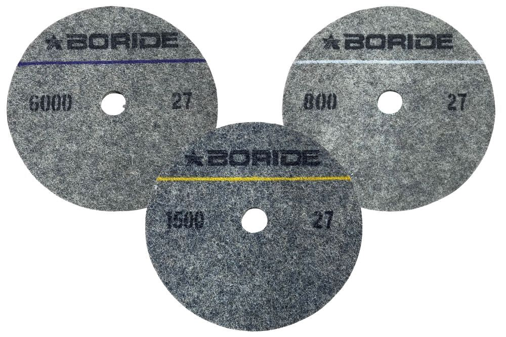 Blue Star Diamond - 27" Burnishing Pads - 1500 Grit
