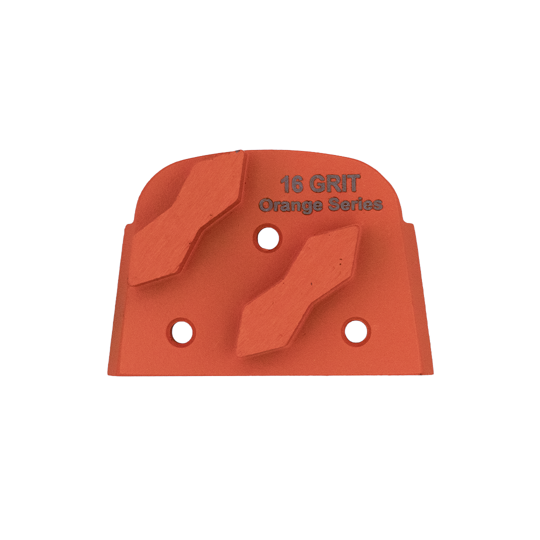 Bartell 16 GRIT DOUBLE SEGMENT - ORANGE SLIDE-MAG - FOR MED TO HARD CONCRETE