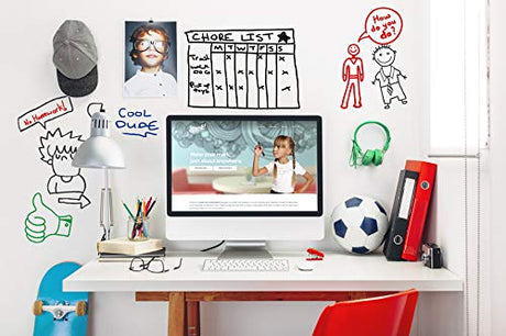 SMARK 50 pies cuadrados - Pintura de borrado en seco EN/SP