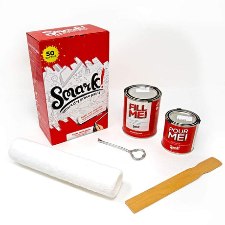 SMARK 50 pies cuadrados - Pintura de borrado en seco EN/SP