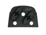 Elite Series - 40 Grit Double Segment Black Soft Concrete