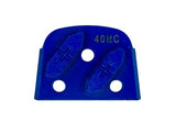 Elite Series - 40 Grit Double Segment Blue Medium to Hard Concrete