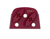 Elite Series - 25 Grit Double Segment Red Medium Concrete