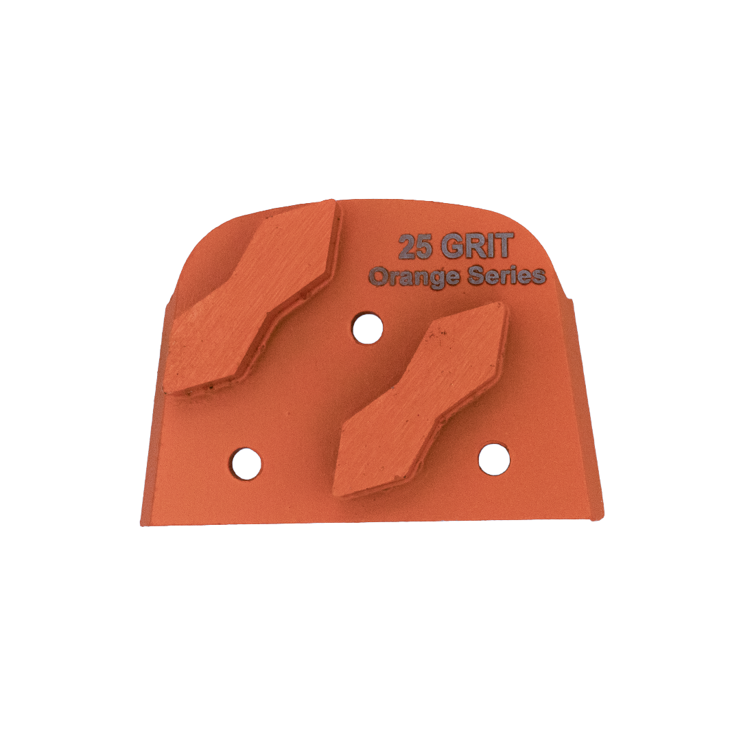 Bartell 25 GRIT DOUBLE SEGMENT - ORANGE SLIDE-MAG - FOR MED TO HARD CONCRETE