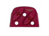 Elite Series - 16 Grit Double Segment Red Medium Concrete