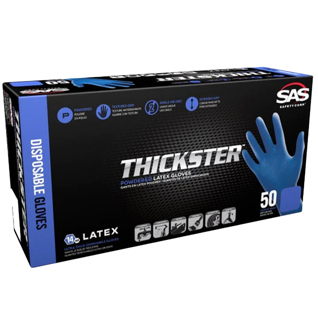 Thickster Powdered Latex Gloves - 14 mil X-Large