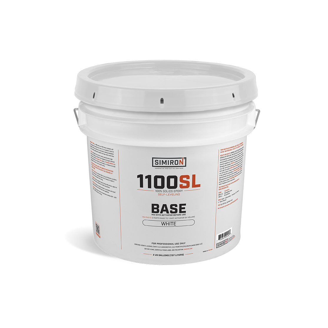 1100SL BASE TRANSPARENTE DE 2 GALONES SOLAMENTE 