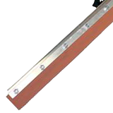 Speed Squeegee Red Rubber - 24' 1/4' Notched