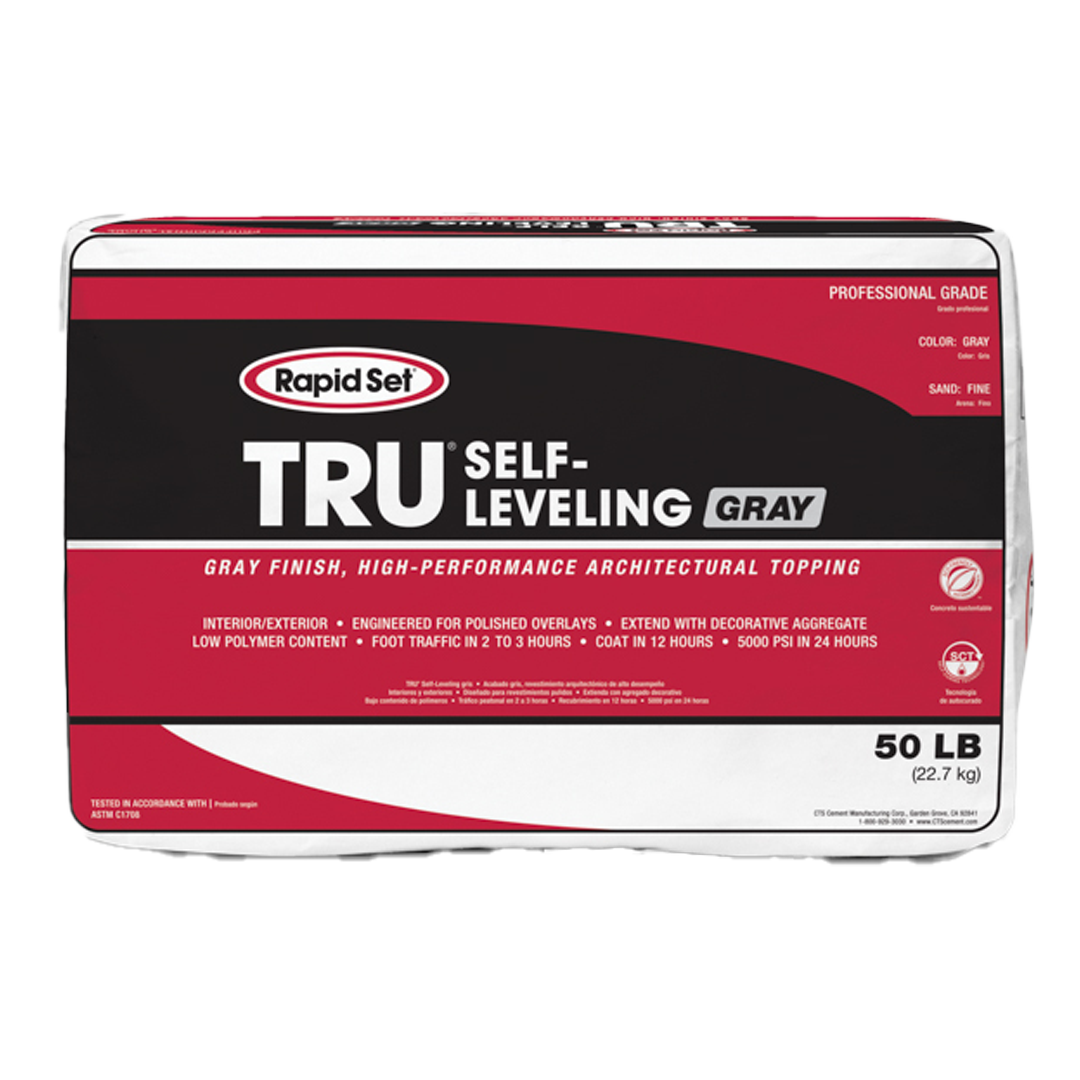 CTS RAPID SET SELF LEVELING GRAY 50 LB BAG