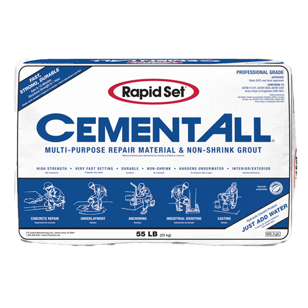 CTS RAPID SET CEMENT ALL PLUS 55# BAG