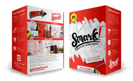 SMARK 50 SQ/FT - EN/SP DRY ERASE PAINT