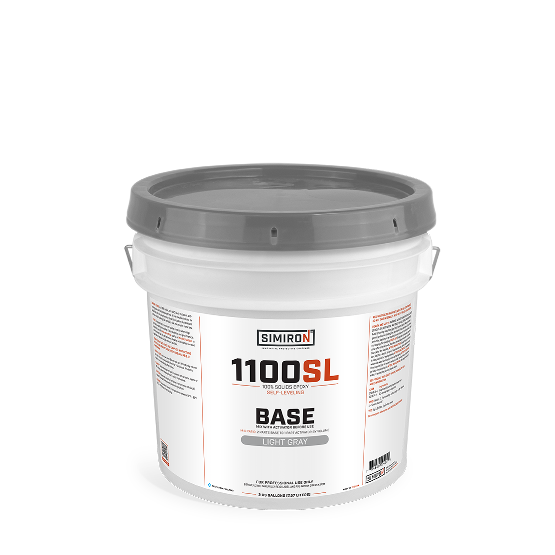 1100SL BASE TRANSPARENTE DE 2 GALONES SOLAMENTE 