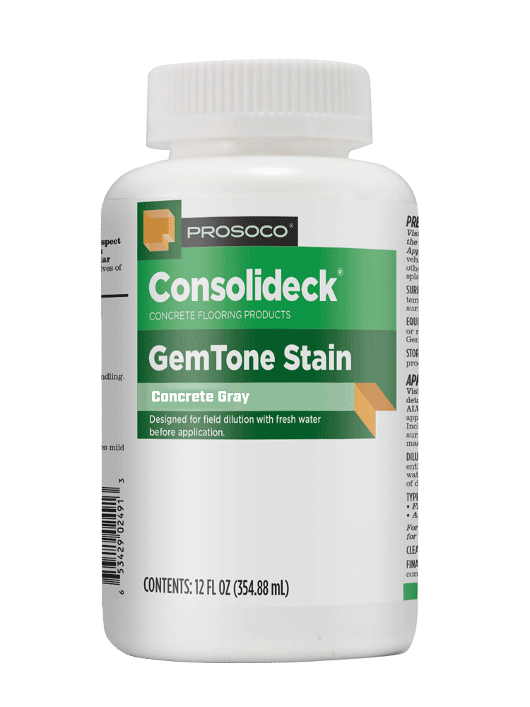 PROSOCO GemTone Stain - Concrete Gray