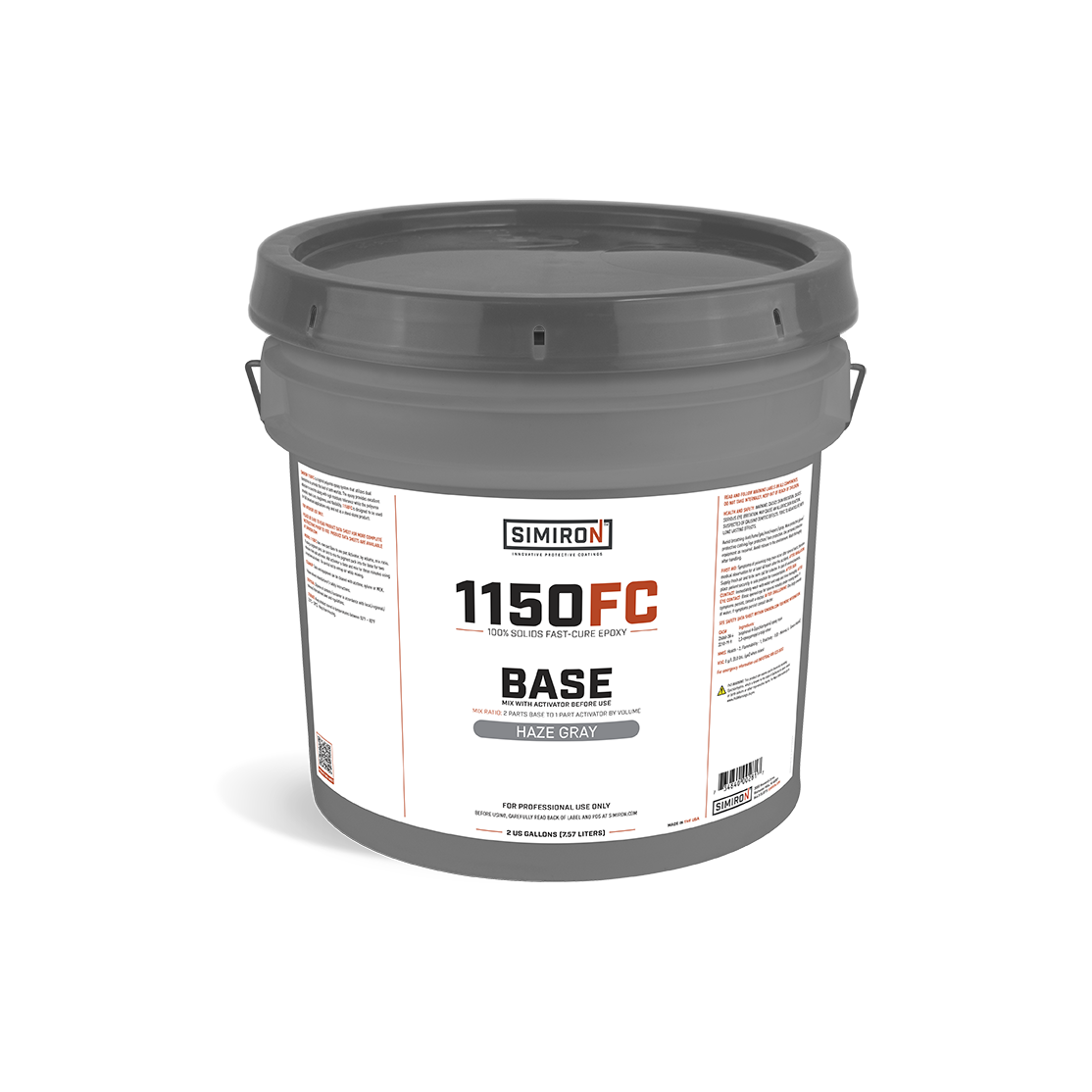 1150FC BASE TRANSPARENTE HÍBRIDA 2 GALONES 