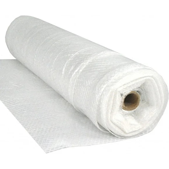 Midwest Canvas 10 X 100 6 MIl Clear String Reinforced Poly Sheeting