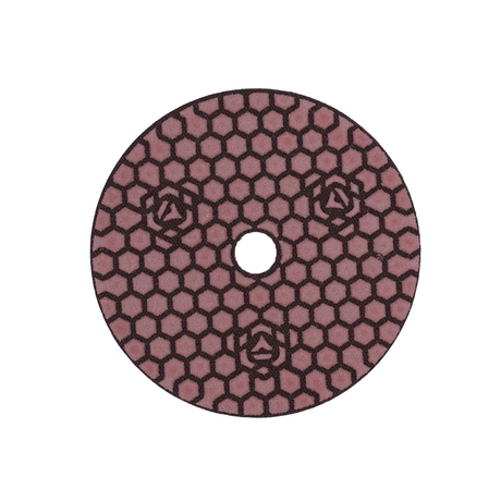 DiamaPro 7" Wet/Dry Honeycomb Pad, 100 grit