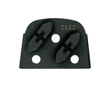 Elite Series - 25 Grit Double Segment Black Soft Concrete