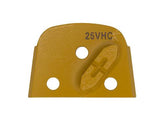 Elite Series - 25 Grit Single Segment Gold Hard Concrete