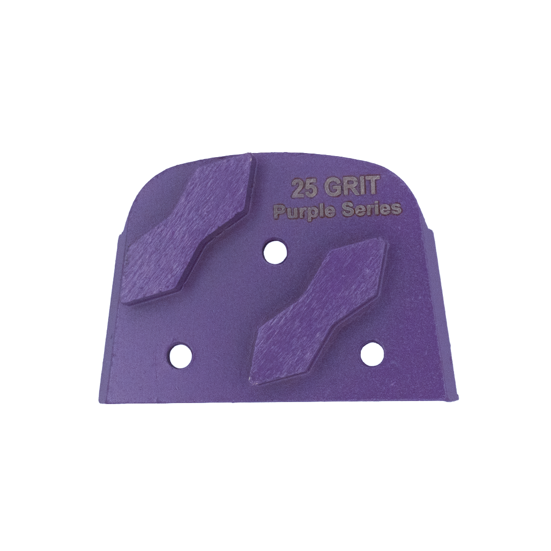 Bartell 25 GRIT DOUBLE SEGMENT - PURPLE SLIDE-MAG - FOR SOFT TO MEDIUM CONCRETE