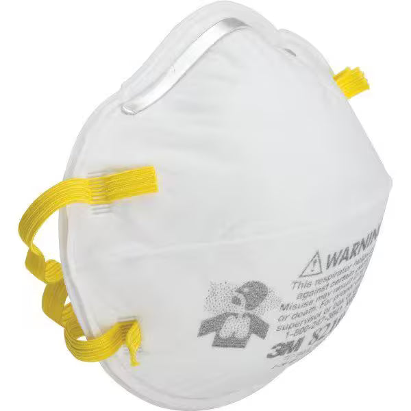 3M 8210PP20-DC N95 Particulate Performance Disposable Paint Prep Respirator (20pk)